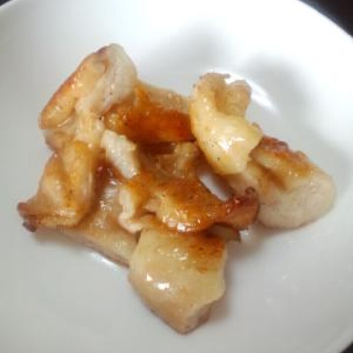 余った鶏皮で☆パリパリ照り焼き